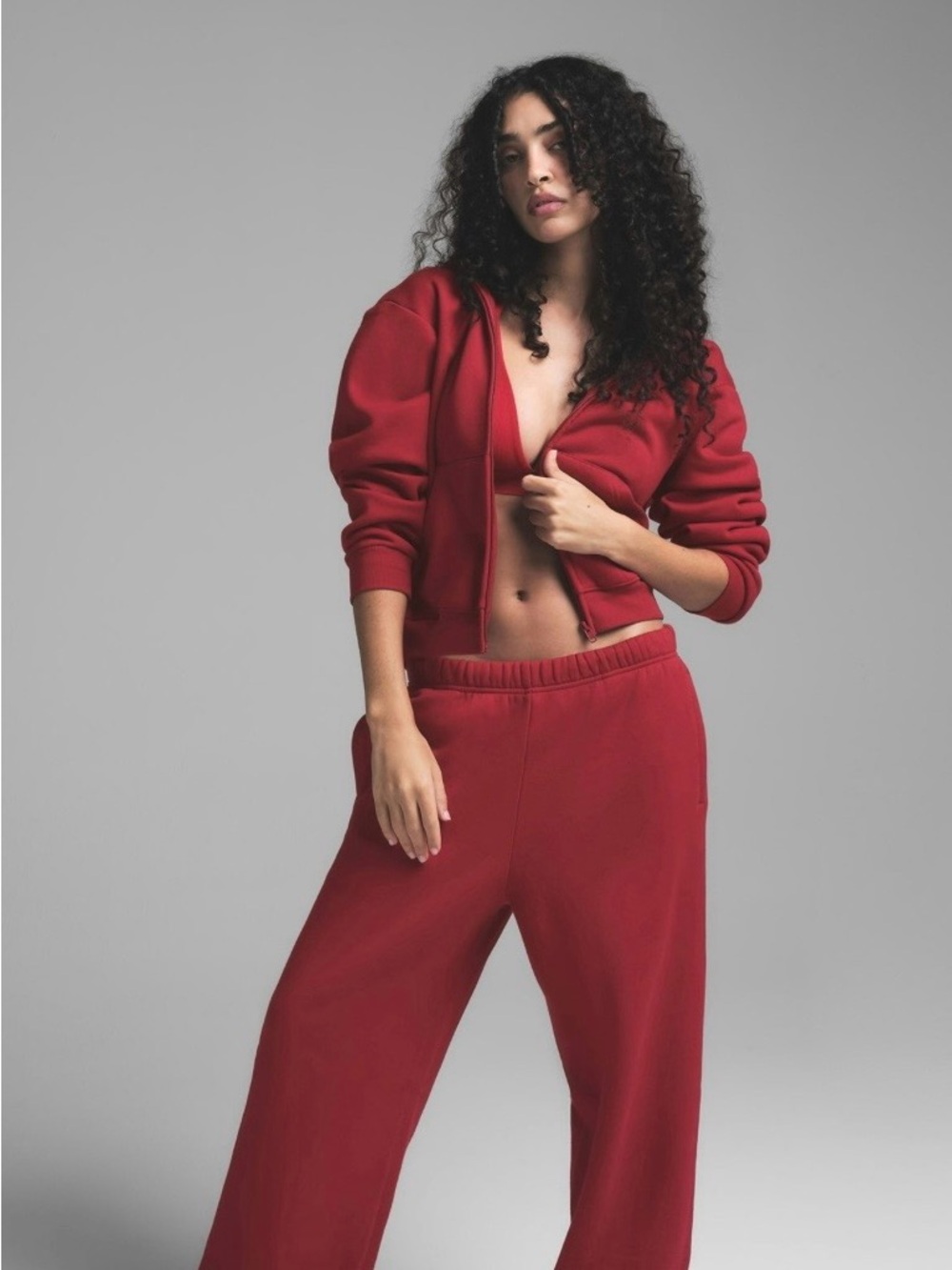 Skims brick cotton jersey joggers